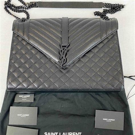 ysl envelope bag black hardware.